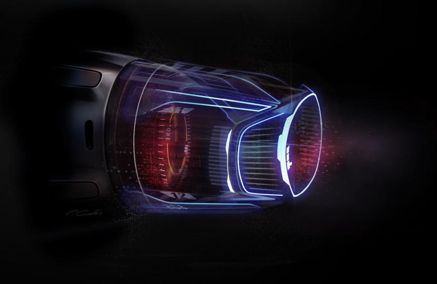Эскиз Mercedes-Benz Vision EQS 2019 года  (фото 2 из 54)